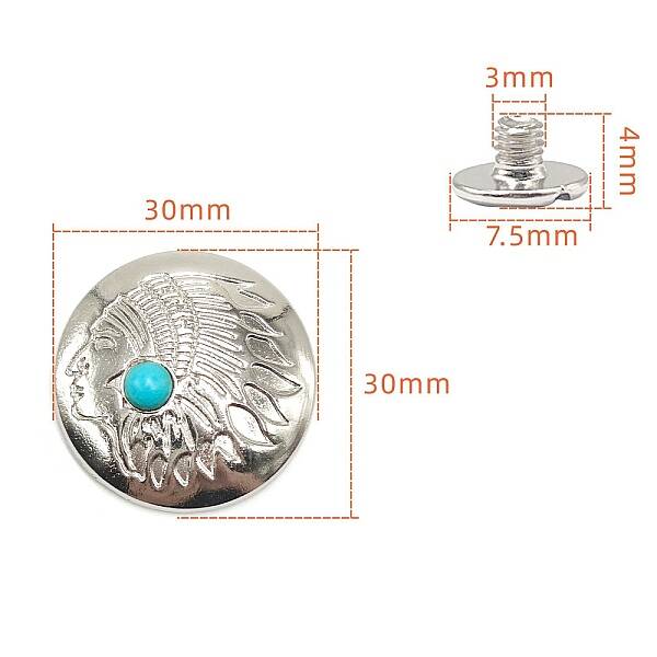 Alloy Decorative Buttons