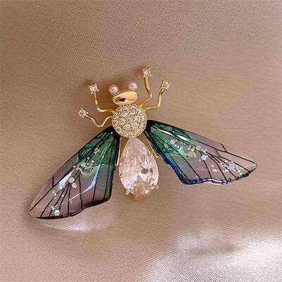 Alloy Rhinestone Brooch