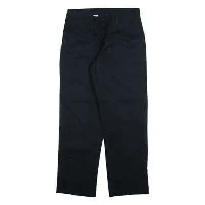 DICKIES Womens Trousers Black Regular Straight W30 L30