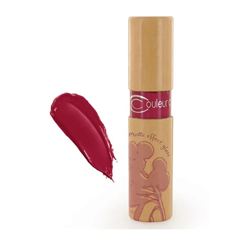 Couleur caramel Matte Effect lip gloss 844 Red Pink