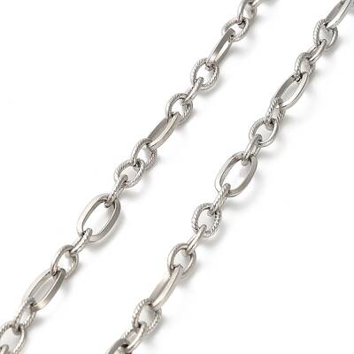 304 Stainless Steel Ring & Oval Link Chains