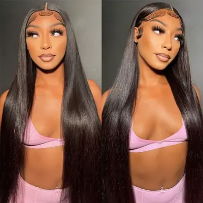 [Flash Sale] Bleached Knots 13x4 HD Lace Frontal Wig Bone Straight Human Hair Wigs