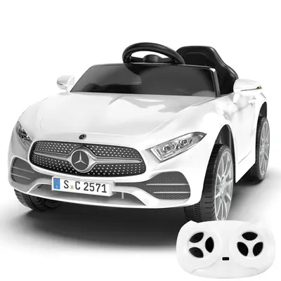 Mercedes-Benz Licensed CLS 350 12V Kids Ride On Toy Car with Parents Control Four Wheels Suspension Music Bluetooth LED Light...