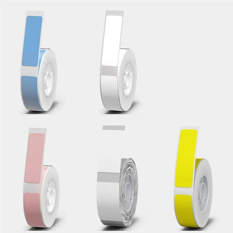 Thermal Printer Paper, 1 Roll Self Adhesive Waterproof Label Paper, Label Printer Paper for P12/P15/D30/D32/D35/P50/Q30/D30 ...