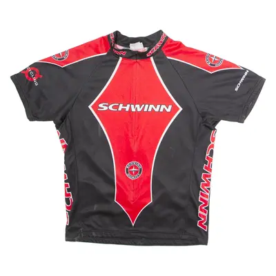 SCHWINN Cycling Mens Jersey Black 1/2 Zip M