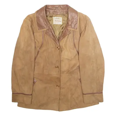 LEATHERS Mens Jacket Brown M