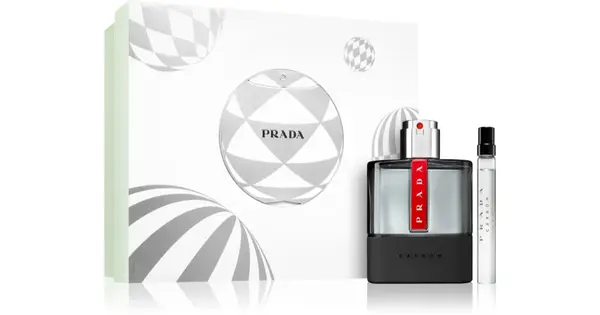 Prada Luna Rossa Carbon gift set EDT 100 ml miniature EDT 10 ml