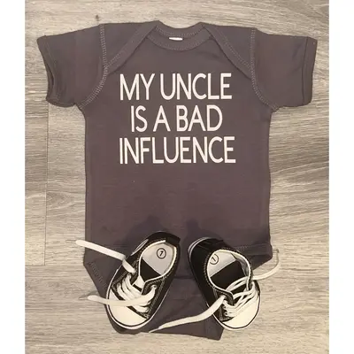 My Uncle Is A Bad Influence Bodysuit