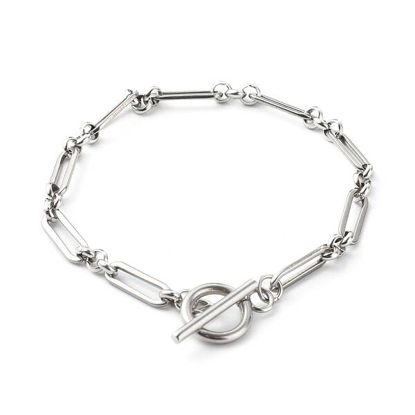 Tarnish Resistant 304 Stainless Steel Figaro Chain Bracelets