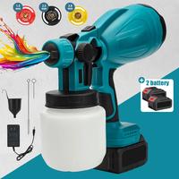 Cordless Paint Sprayer,2 * 21V 3.0Ah Batteries Paint Sprayer, Power Paint & HVLP Sprayer Gun,Battery Powered Paint Sprayer,10...