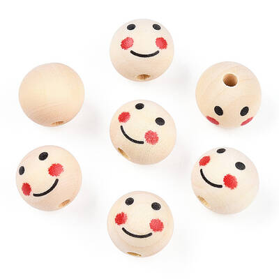 Unfinished Natural Wood Beads