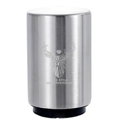 Stainless Steel Press Beer Opener, 1 Count Portable Multi-function Bottle Opener For Home Kitchen Camping Bar