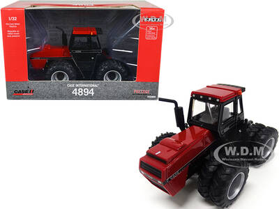 Case International 4894 Tractor Red and Black with Dual Wheels \