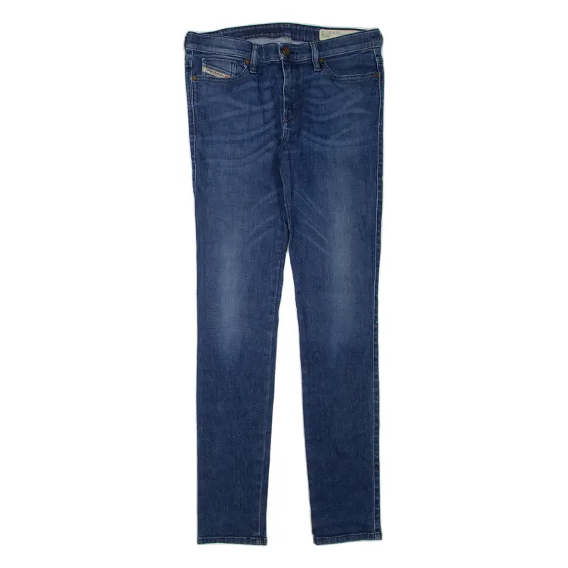DIESEL Womens Jeans Blue Regular Skinny W30 L32
