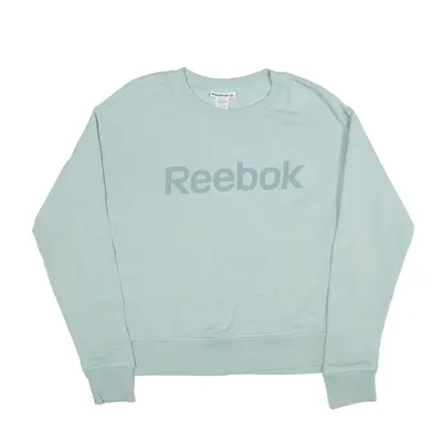 REEBOK Sweatshirt Green Womens S