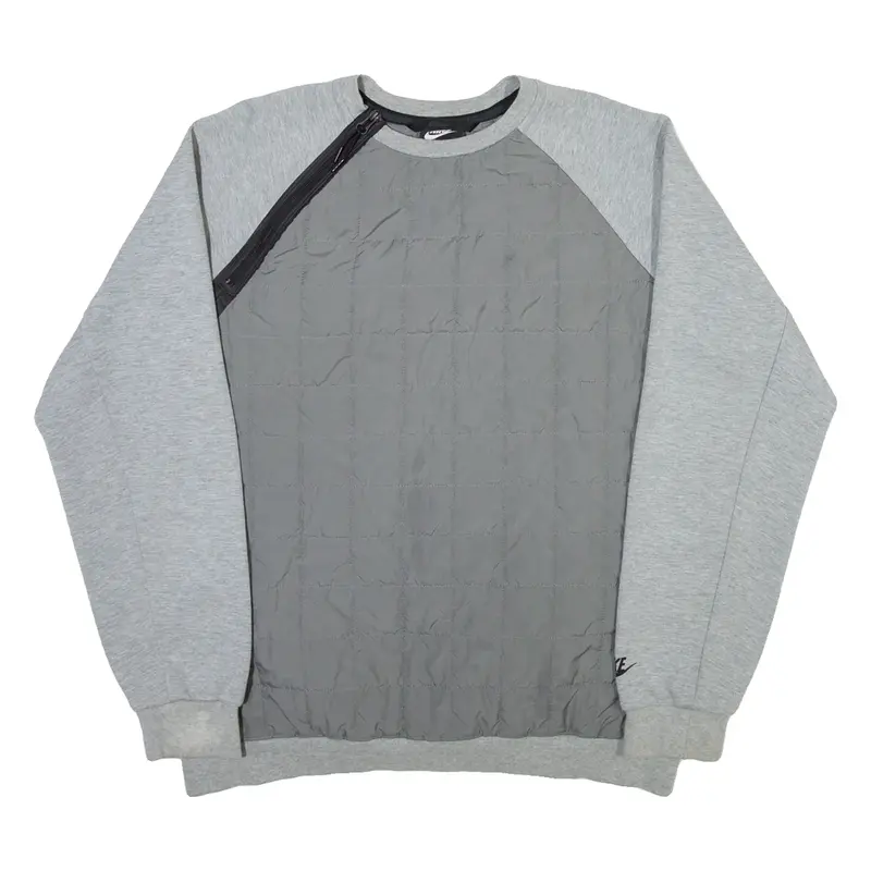 NIKE Mens Sweatshirt Grey Crew Neck M