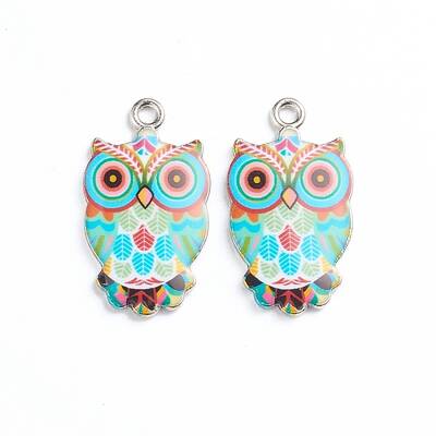 Alloy Enamel Pendants