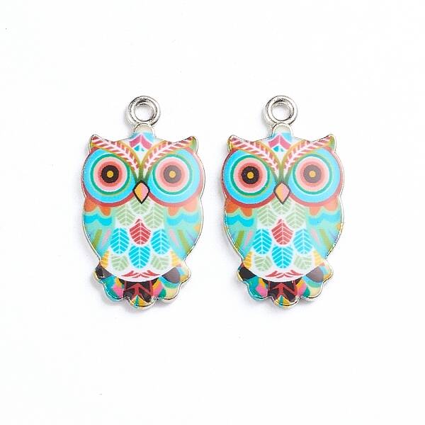 Alloy Enamel Pendants