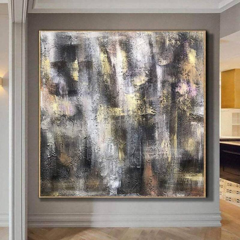 Wall Art Abstract Huge Wall Art Colorful Wall Art Frame Paintings On Canvas Artwork Original | SUNNY WOODS