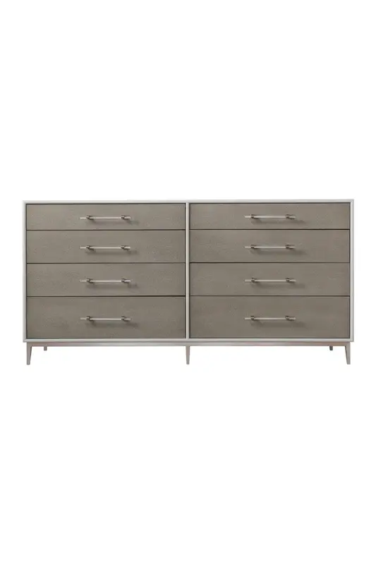 Gray Shagreen Eight Drawer Dresser | Andrew Martin Alice