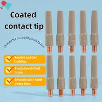 10/20/30 Pcs （40mm*1.0mm） STOP Clogging NOW!  Pure Copper MIG Welding Tips️ Slag-Proof Coating | ZERO Wire Jams Guarant...