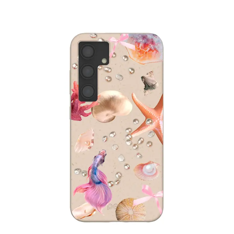 Seashell Aqua Dreams Samsung Galaxy S24 Case
