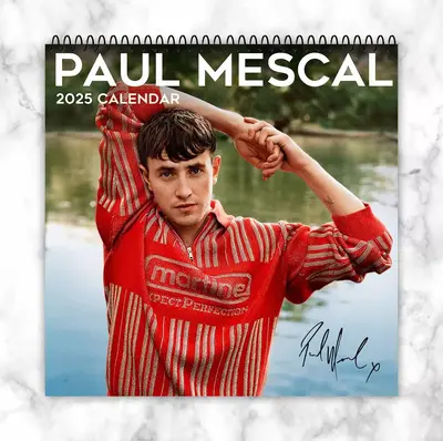 Paul Mescal 2025 Wall Calendar