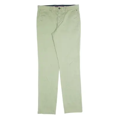 TOMMY HILFIGER Chino Mens Trousers Green Slim Tapered W30 L32