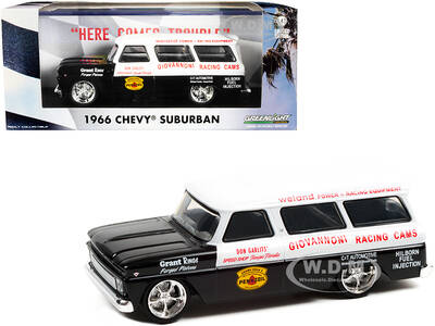 1966 Chevrolet Suburban Black and White \