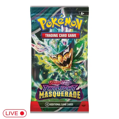 [LIVE RIP] Twilight Masquerade Booster Pack - Pokemon TCG