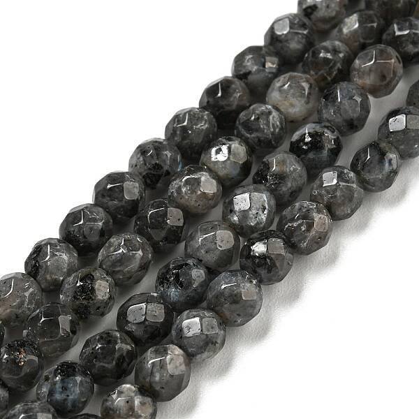 Natural Larvikite Beads Strands