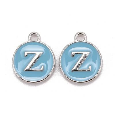 Platinum Plated Alloy Enamel Charms