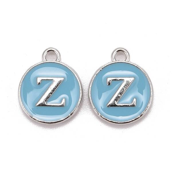 Platinum Plated Alloy Enamel Charms
