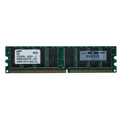 Samsung M368L3223FTN-CCC | 256MB DDR-400MHz PC3200 Non-ECC Unbuffered UDIMM CL3 1Rx8 2.5V 184-Pin Memory Module