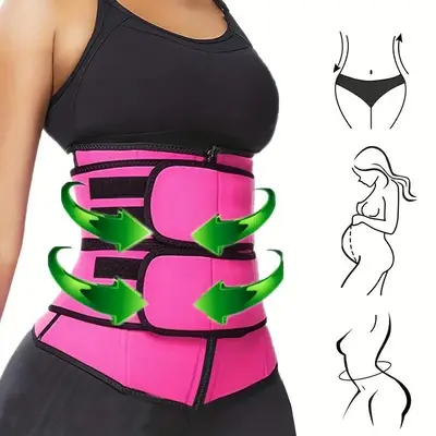 Women's Comfort Waist Trainer Corset Elastic Belt, Adjustable Waist Trimmer, Sweatband Waist Shaper, Maternity Supplies, Tumm...