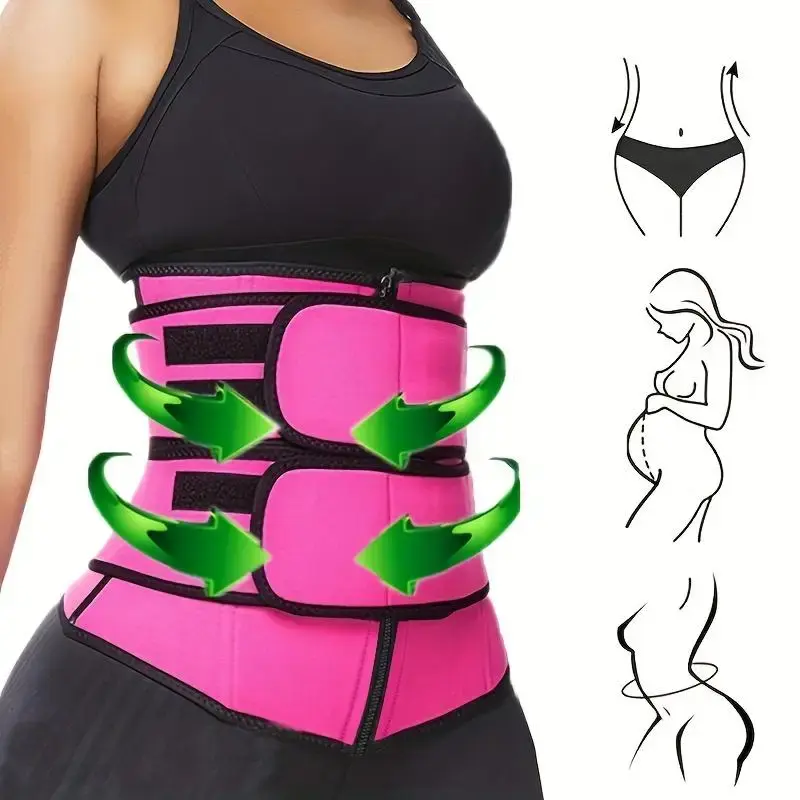 Women's Comfort Waist Trainer Corset Elastic Belt, Adjustable Waist Trimmer, Sweatband Waist Shaper, Maternity Supplies, Tumm...