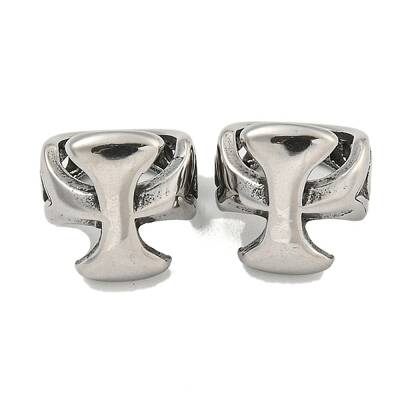 316 Surgical Stainless Steel Large Hole Beads