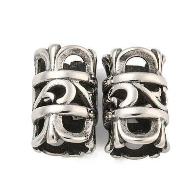 316 Surgical Stainless Steel European Beads