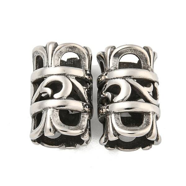 316 Surgical Stainless Steel European Beads