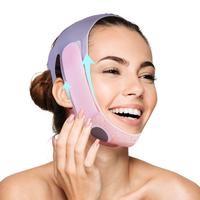 JUSRON 3D Double Chin Reducer V Line Face Lifting Tape Face Strap,   Soft Silicone  High elasticity Chin Strap Face Shaper to...