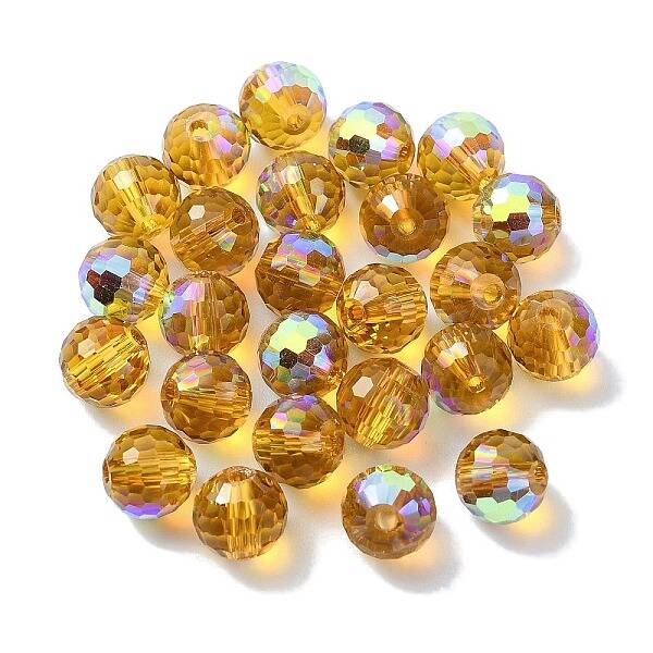 AB Color Plated Glass Beads