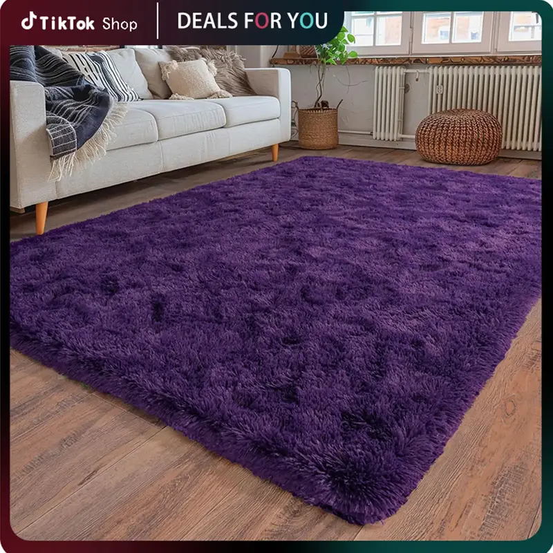 MUGORN 1pcs Area Rugs for Living Room, Ultra Soft Large Shag Living Room Rug Fluffy Rug Carpet for Bedroom, Plush Modern Floo...