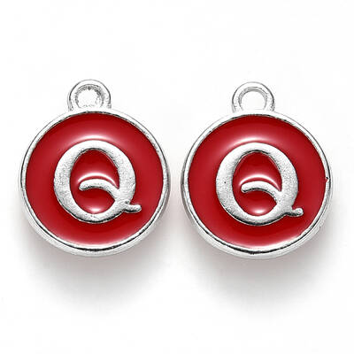 Platinum Plated Alloy Enamel Charms
