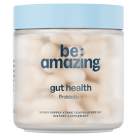 Be Amazing Gut Health Probiotic | Digestive Enzymes | Boost Immunity | Weight Management | Capsules for Digestive Health | Me...