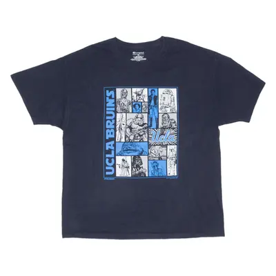 CHAMPION UCLA Bruins STAR WARS T-Shirt Blue Short Sleeve Mens XL