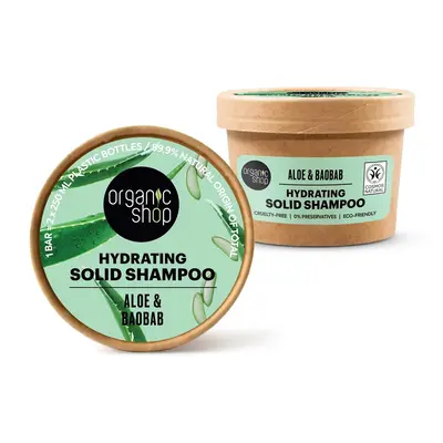 Organic Shop Aloe Shampoo Solido Idratante 60g