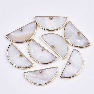 Natural Freshwater Shell Pendants