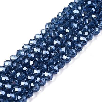 Electroplate Glass Beads Strands