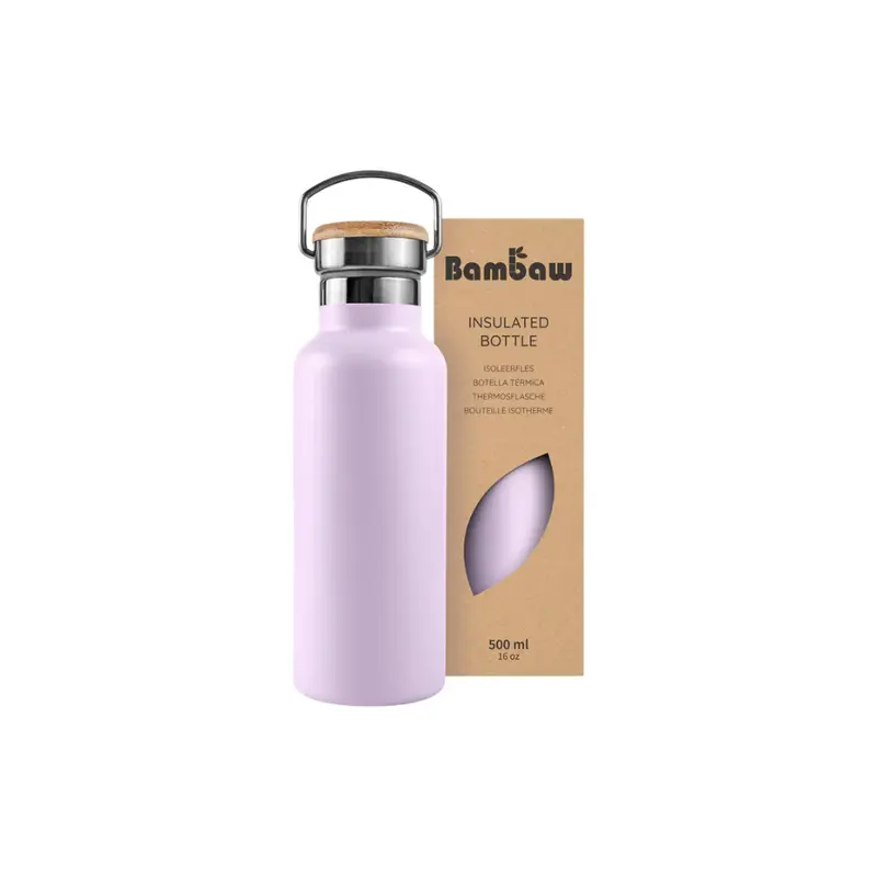 bambaw Thermos in Stainless Steel, 500 ml, Lavender Haze