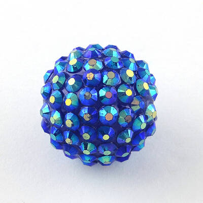 AB-Color Resin Rhinestone Beads